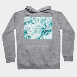 Calypso Deep Sea Foam Waves Hoodie